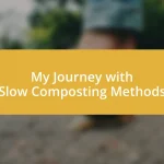 My Journey with Slow Composting Methods